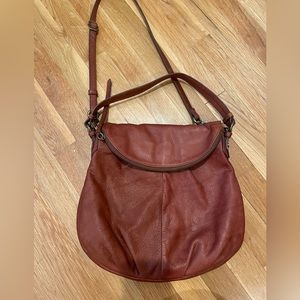 Margot of New York Leather Hobo Shoulder Bag